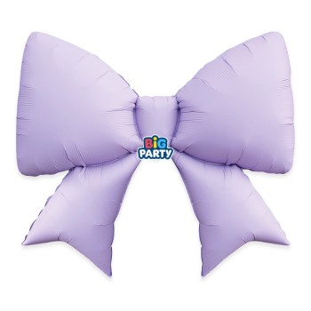 Palloncino mylar fiocco grande Cm. 98x75 - Lilla