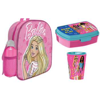 Kit scuola con zainetto asilo + borraccia alluminio +...