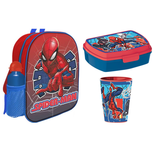 Kit scuola con zainetto asilo + borraccia...