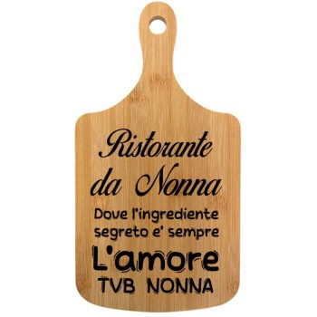 Tagliere in bambu' Cm. 32x18 - Ristorante da Nonna