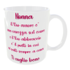Tazza mug ceramica in scatola - Nonna il tuo amore è una carezza sul cuore...