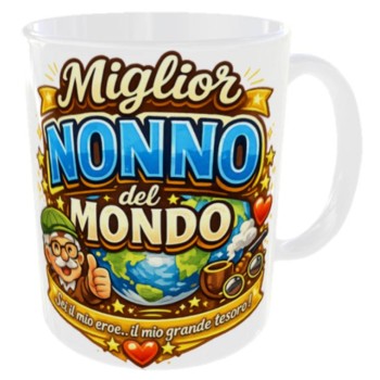 Tazza mug ceramica in scatola - Miglior nonno del mondo