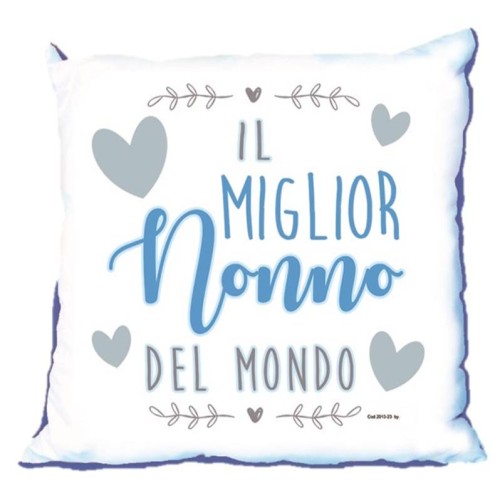 Cuscino quadrato Cm. 40x40 - Il miglior nonno...