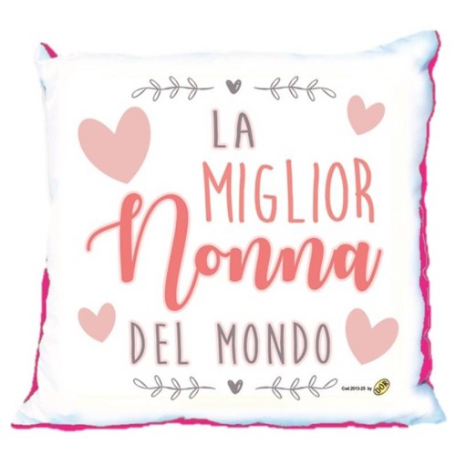 Cuscino quadrato Cm. 40x40 - La miglior nonna...