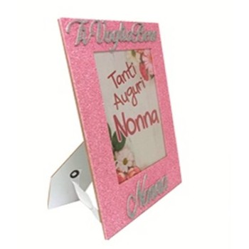 Portafoto in mdf glitterato Cm. 16x20,5 - Nonno/Nonna -... 2