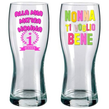 Pinta birra in vetro in scatola regalo - Nonna - Soggetti...