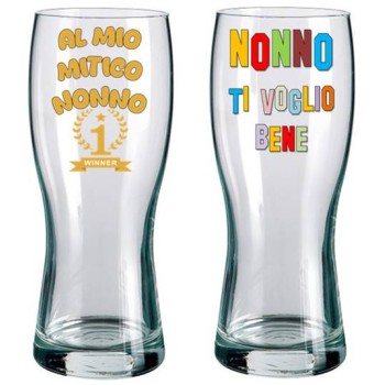 Pinta birra in vetro in scatola regalo - Nonno - Soggetti...