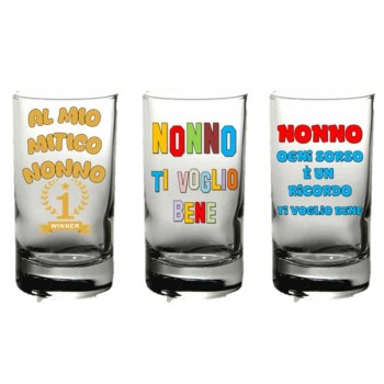 Bicchierino shot cilindro 150 cc. - Nonno - Modelli...