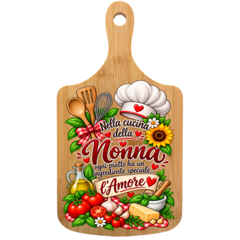 Tagliere in bambu' Cm. 32x18 - Nella cucina della Nonna...