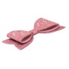 Fiocco in gomma eva glitterata Cm. 39x19 - Rosa