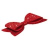 Fiocco in gomma eva glitterata Cm. 39x19 - Rosso