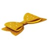 Fiocco in gomma eva glitterata Cm. 39x19 - Oro
