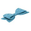 Fiocco in gomma eva glitterata Cm. 39x19 - Azzurro