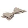Fiocco in gomma eva glitterata Cm. 39x19 - Argento