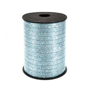 Nastrino olografico 5mm 500Y/458Mt. - Sky Blue