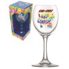 Calice Vino Vetro - Buon Compleanno
