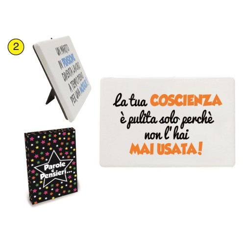 Mattonella in ceramica con piedistallo Cm....