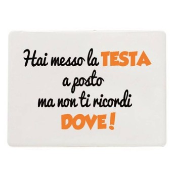 Mattonella in ceramica con piedistallo Cm. 15x10...