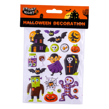 Stickers in bustina mostriciattoli Halloween