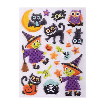 Stickers in bustina streghette Halloween 2