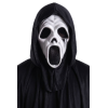 Maschera in plastica fantasma con cappuccio
