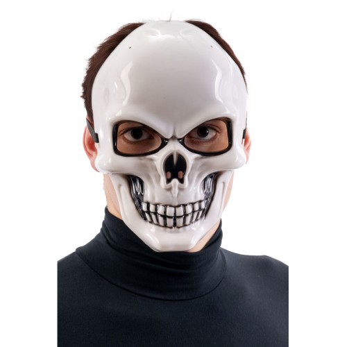 Maschera scheletro in plastica