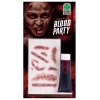 Set trucco horror con tubetto sangue e tatuaggi
