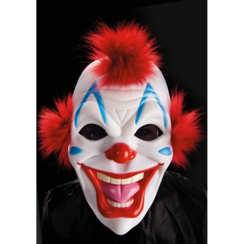 Maschera in plastica rigida Clown