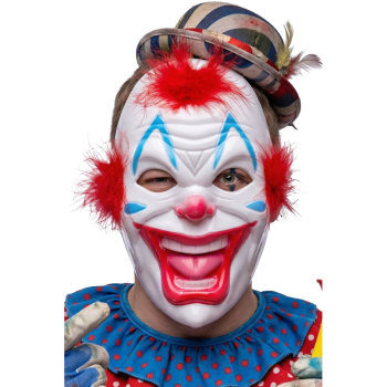 Maschera in plastica rigida Clown 2