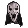 Maschera fantasma in plastica con cappuccio