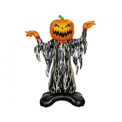 Palloncino mylar standing zucca vestita Cm....