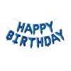Palloncini mylar scritta Happy Birthday Cm. 173x85 - Colori assortiti