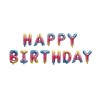 Palloncini mylar scritta Happy Birthday Cm. 173x85 - Colori assortiti