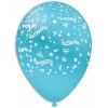 Palloncini in lattice stampati 12" Cm. 30 - Battesimo celeste - Confezione 100 pezzi