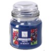 Candela profumata in vaso di vetro Cm. 10x14 - Fragranze assortite