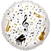 Palloncino mylar 18" Cm. 45 - Strumenti e note musicali