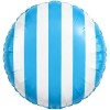 Palloncino mylar 18" Cm. 45 - Strisce Bianco celesti