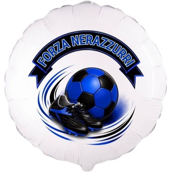 Palloncino mylar 18" Cm. 45 - Forza Nerazzurri