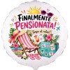 Palloncino mylar 18" Cm. 45 - Finalmente pensionata