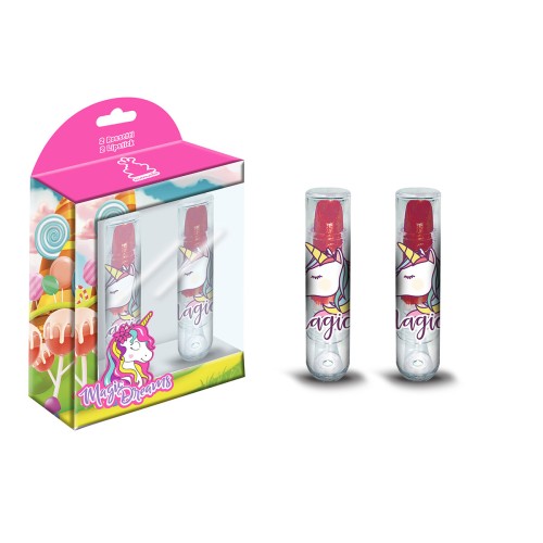 Set 2 rossetti in confezione regalo - Unicorno