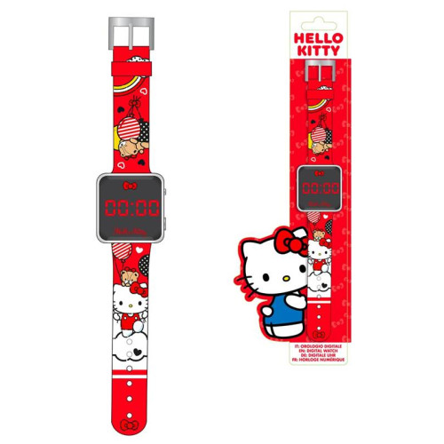 Orologio da polso digitale led - Hello Kitty