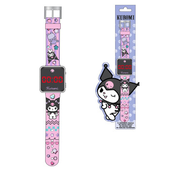 Orologio da polso digitale led - Kuromi