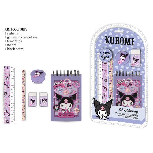 Blister scuola deluxe 5 pezzi - Hello Kitty