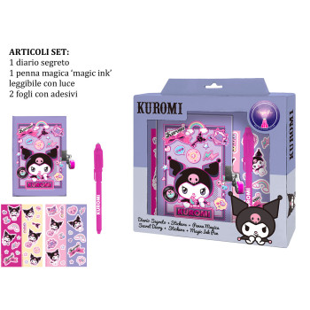 Set regalo in valigetta con diario segreto + penna +...