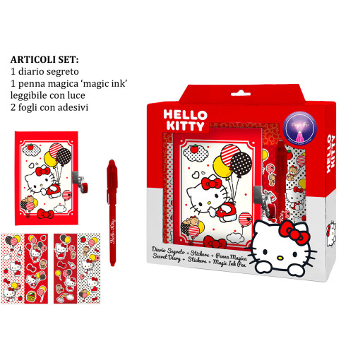 Set regalo in valigetta con diario segreto +...