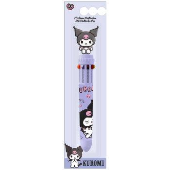 Penna 10 colori con testa 3D - Kuromi