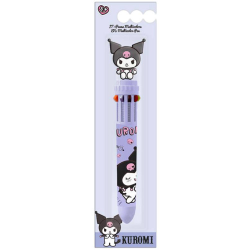 Penna 10 colori con testa 3D - Kuromi