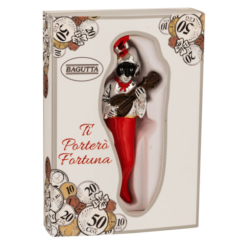 Corno portafortuna in scatola regalo - Soggetti...
