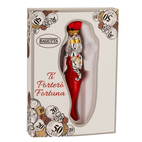 Corno portafortuna in scatola regalo - Soggetti...