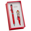 Set regalo con penna e corno portafortuna in scatola regalo Bagutta - Dea Bendata